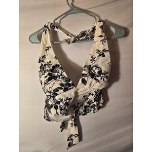 White House Black Market Halter Top Bra Top Sexy Womens Size Large L Festival